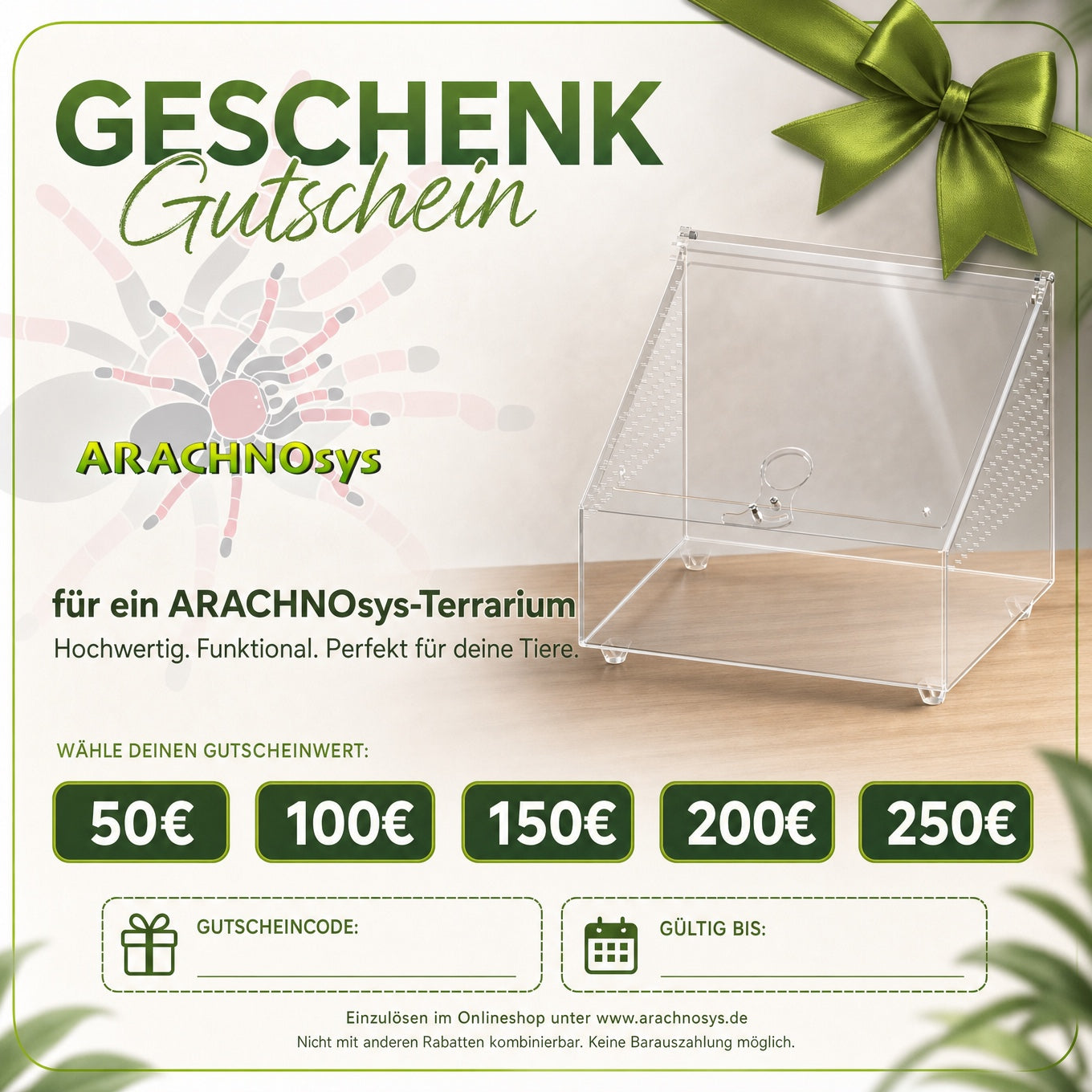 ARACHNOsys Gutschein