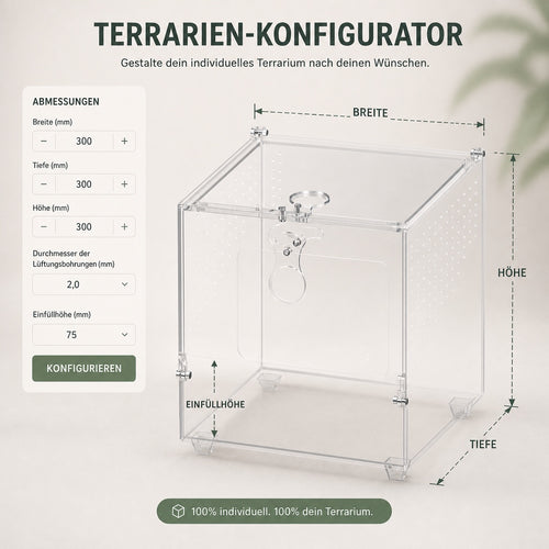 ARACHNOsys Terrarien Konfigurator