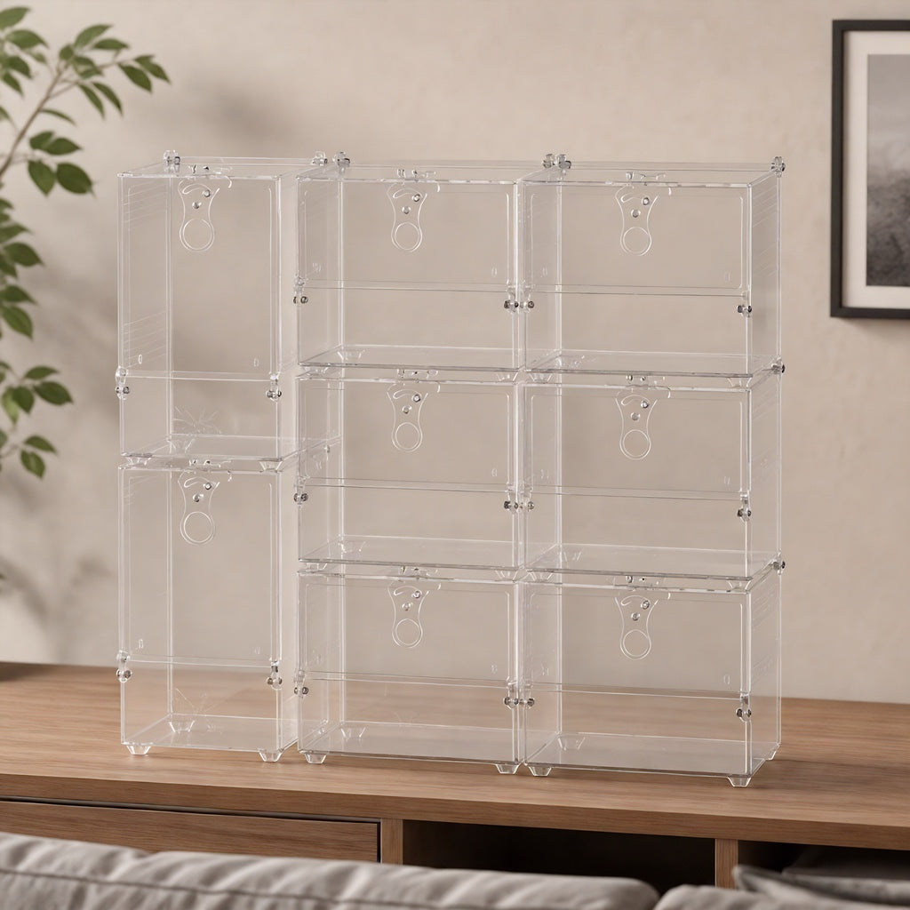 ARACHNOsys Terrarien gestapelt